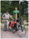 Der hchste Punk auf dem Rennsteig ist erreicht: 973 m