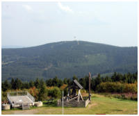 Blick auf den Keilberg in Tschechien