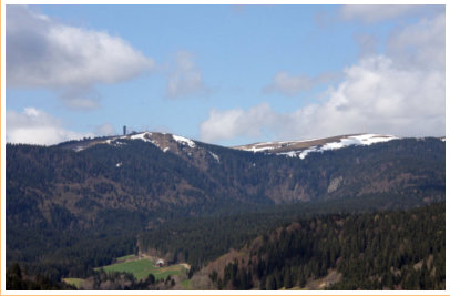 Blick auf den Feldberg