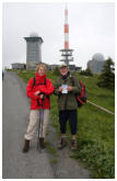 "Brocken-Benno" besteigt am 19.06.2010 zum 6.029 Mal den Brocken